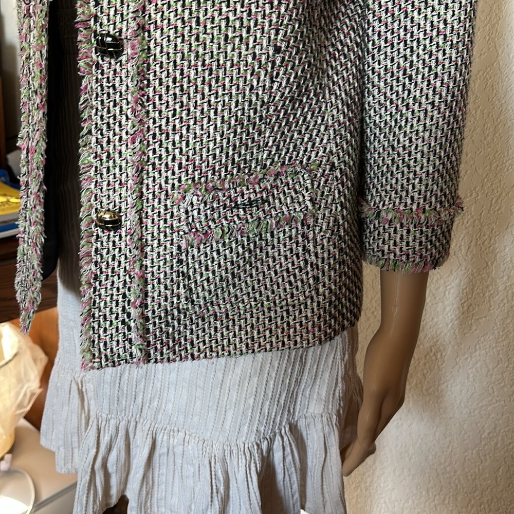 Chic Tweed Jacket - Multicolor - Picture 6 of 9